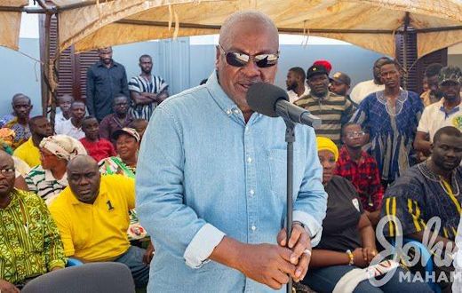 Mahama on Building Ghana Tour