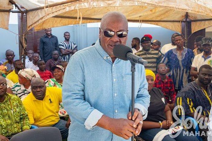 Mahama on Building Ghana Tour