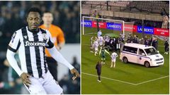 Ghana's Baba Rahman bounces back after collapsing during Greek Cup semifinal match
