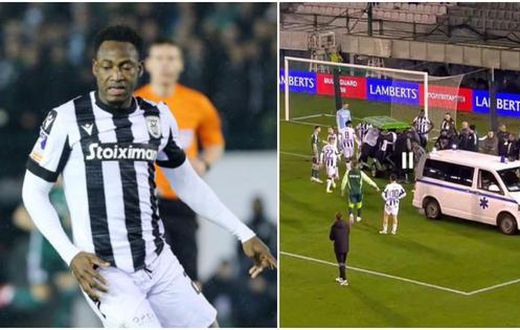 Ghana's Baba Rahman bounces back after collapsing during Greek Cup semifinal match