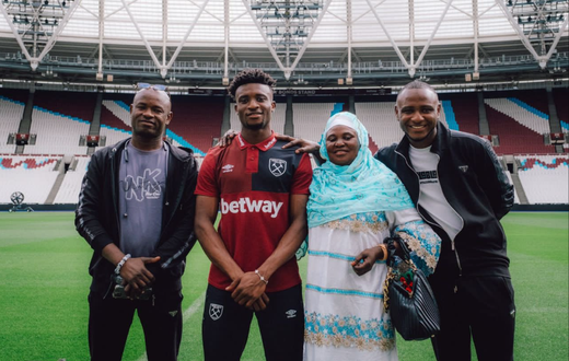 How Mohammed Kudus flew mother, brothers to London for West Ham unveiling