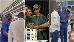 Sammy Kuffour graces dinner party for Stevie Wonder with Kwame Despite (Video)