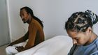 Couple having a conflict in the bedroom