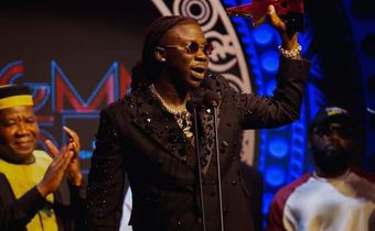 Stonebwoy clinched the 'Artist of the Year' award at the 25th TGMA