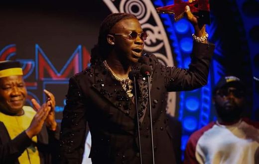 Stonebwoy clinched the 'Artist of the Year' award at the 25th TGMA