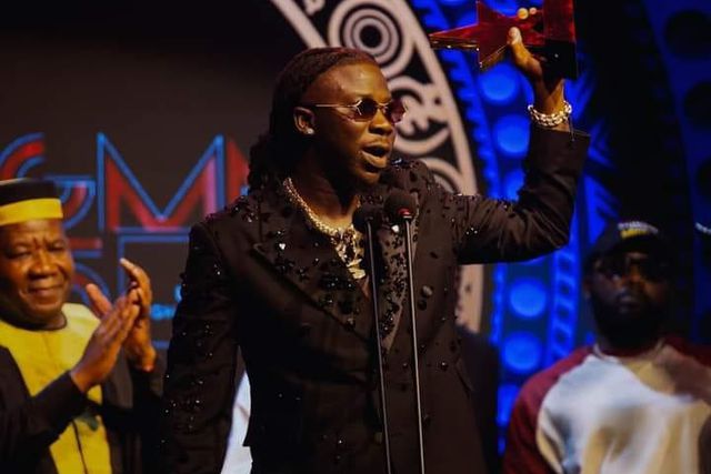 Stonebwoy clinched the 'Artist of the Year' award at the 25th TGMA