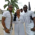 Van Vicker, Pascaline Edwards and Prince David Osei
