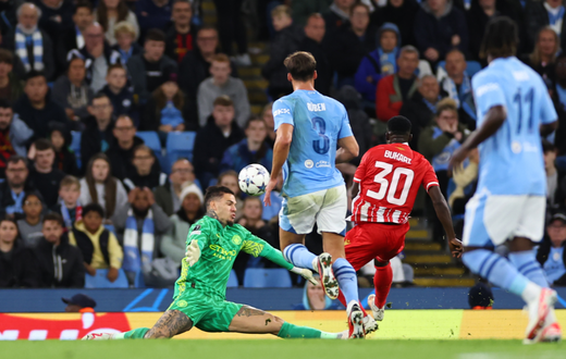 Watch: Osman Bukari scores on Champions League debut against against Man City