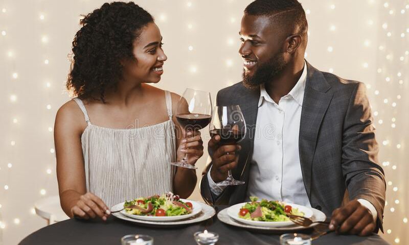 Couple on a date