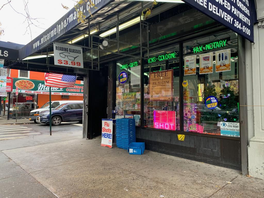 Mt. Carmel's storefront