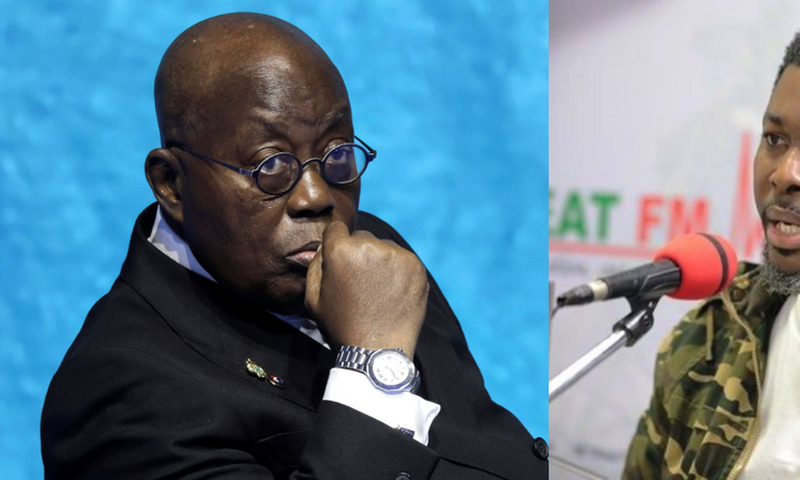 President Nana Addo Dankwa Akufo-Addo and Kwame Asare Obeng known as A Plus