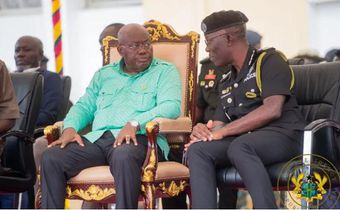 Nana Addo with IGP George Akuffo Dampare