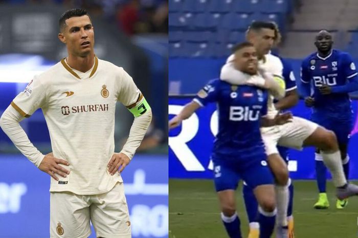 Video: Cristiano Ronaldo takes down opponent with wild WWE move in Saudi league