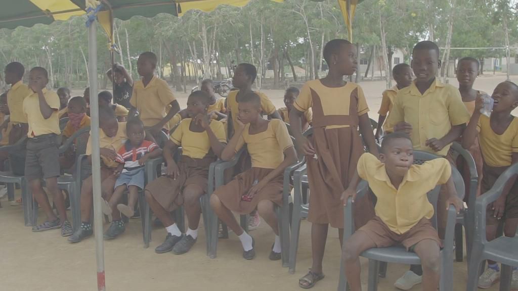 Future leaders of Dove, the Ghanaian village where childbirth is a superstitious crime