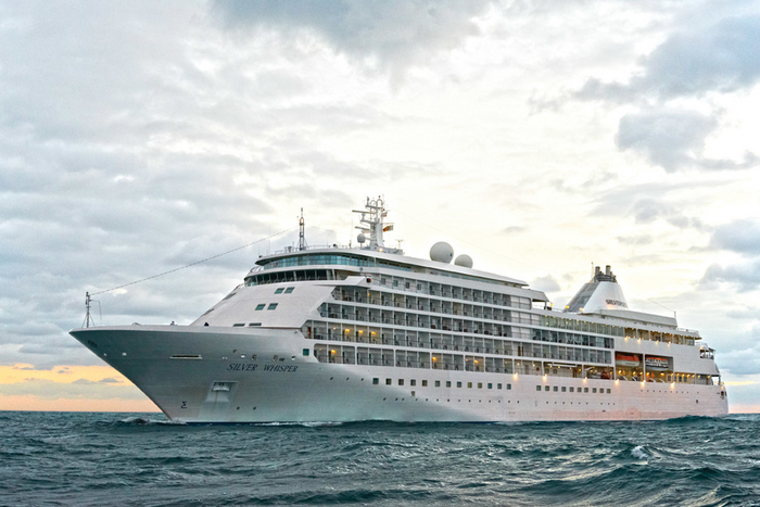 Silversea says Silver Whisper is its "world-cruisers preferred ship" with "the amenities of a grand resort" and "the charms of a stylish boutique hotel."