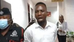 Man cries as he's taken from  courtroom to serve life sentence for killing Okada rider