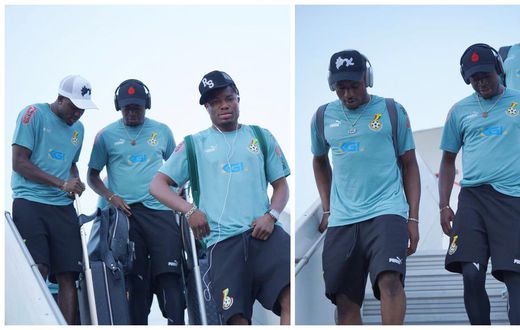 Black Stars arrive in Bamako ahead of Mali World Cup qualifier (Photos)