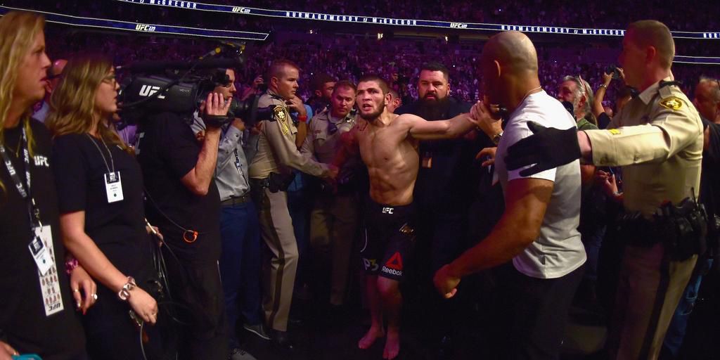 Khabib Nurmagomedov at UFC 229