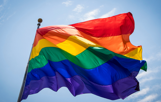 LGBTQ rainbow flag