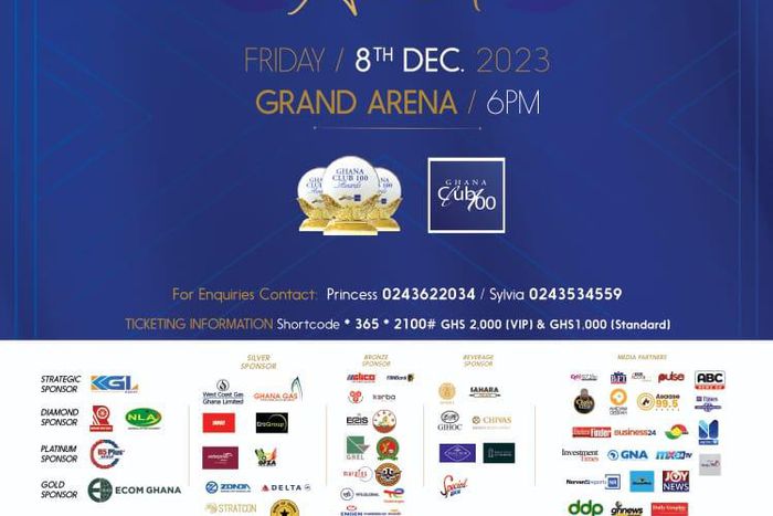 GIPC to celebrate top Ghanaian businesses in the 20th edition of GC100 awards