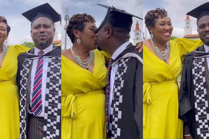 Abeiku Santana and his wife, Genevieve Benyiwah Aggrey