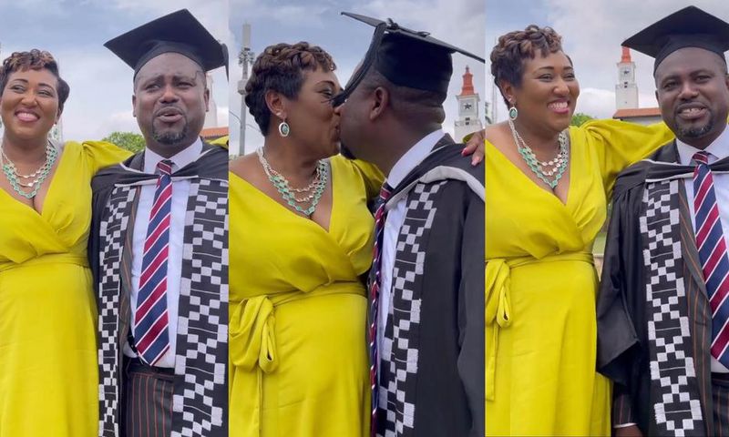 Abeiku Santana and his wife, Genevieve Benyiwah Aggrey
