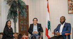 Hon. Zino Lexili Ogazi, Maher Kheir and Prince David Osei