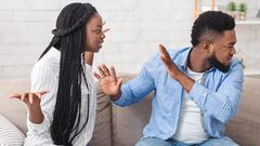 Couple arguing