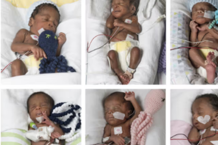 Pastor's wife gives birth to sextuplets, asks for help, says 'we prayed for only 5'
