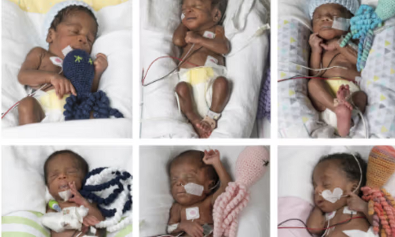 Pastor's wife gives birth to sextuplets, asks for help, says 'we prayed for only 5'