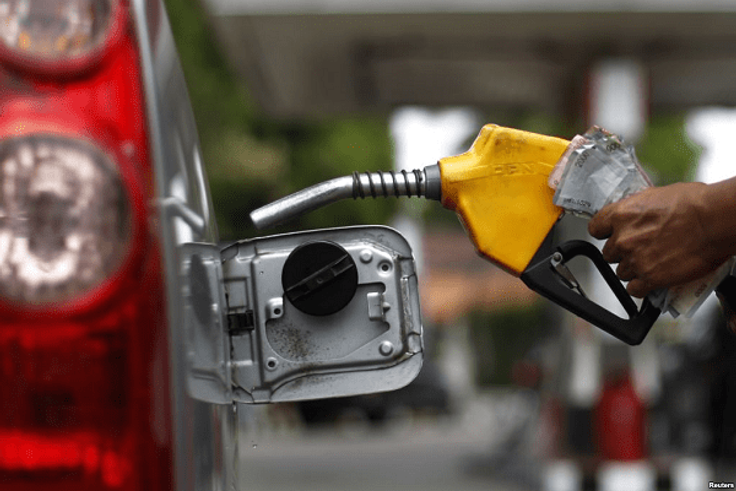 File photo of fuel prices