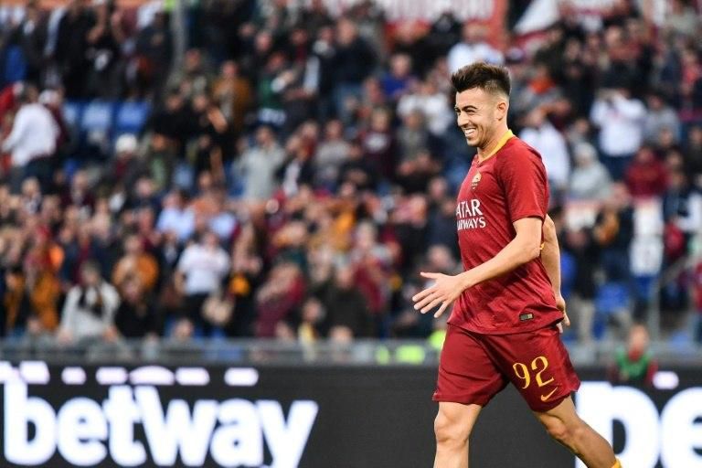 AS Roma Italian forward Stephan El Shaarawy bagged a brace.