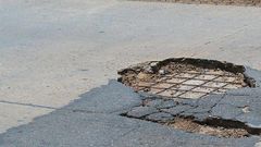 Tema motorway deadly potholes