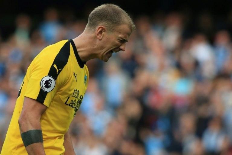 Burnley goalkeeper Joe Hart endured a frustrating retun to Manchester City, conceding five goals against his former club