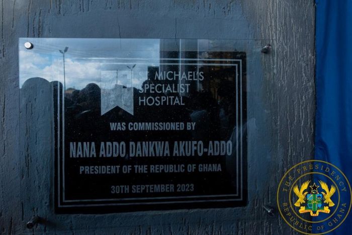 Akufo-Addo-cutting commissions St Michaels Hospital