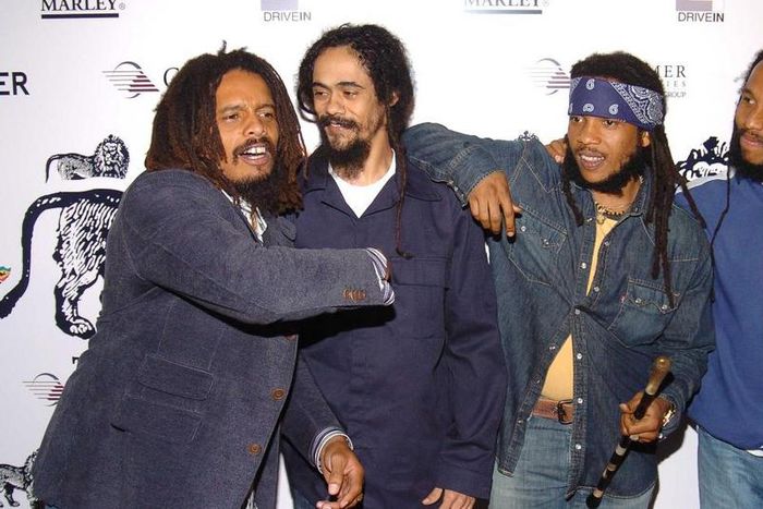 Rohan Marley, Damian Marley Stephen Marley and Ziggy Marley