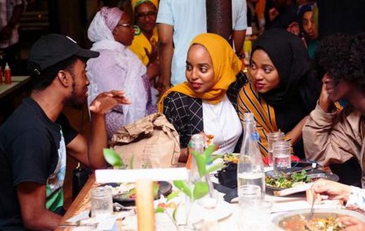 A Muslim family during Ramadan