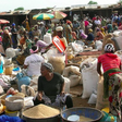 A market in Ghana
