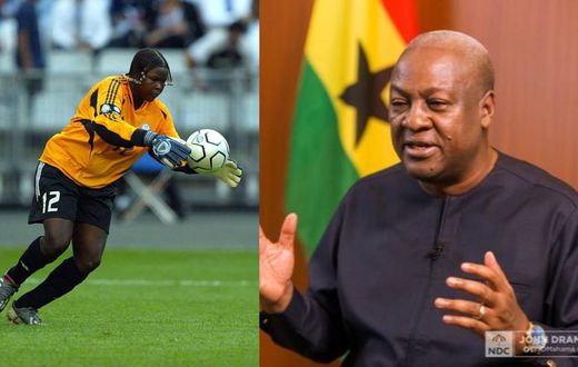 Ex-Black Queens goalkeeper receives two-bedroom house paid for by Mahama (Video)