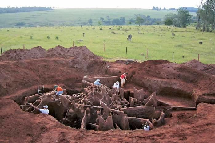 A giant anthill being excavated [ar.inspiredpencil.com]