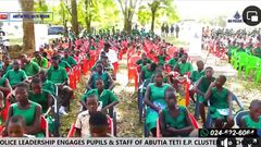 Dampare takes Snatch Them Young Policing Initiative to Volta region