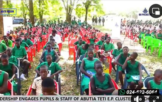 Dampare takes Snatch Them Young Policing Initiative to Volta region