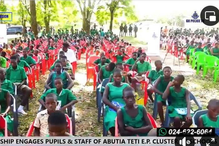 Dampare takes Snatch Them Young Policing Initiative to Volta region