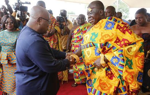 Asantehene and Nana Addo