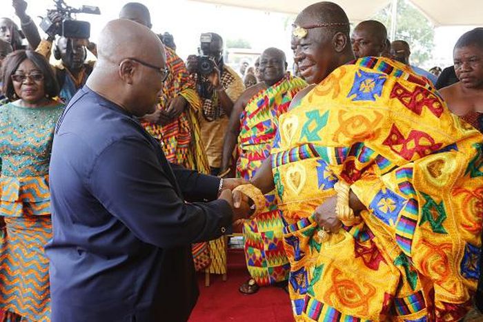 Asantehene and Nana Addo