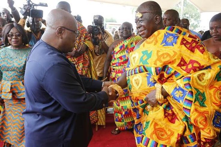 Asantehene and Nana Addo
