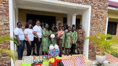 HIV/AIDS Advocate partners with Tema Women's Hospital to put to donate to prisoners