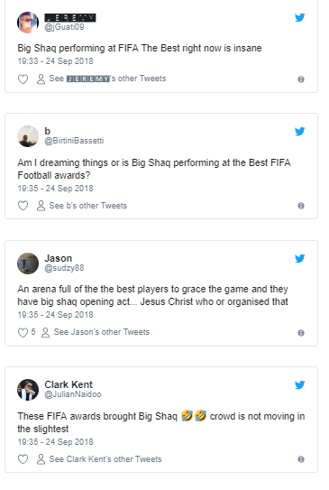 Ghanaian singer Big Shaq rocks FIFA gala and social media users are left in shock