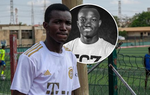Samuel and Raphael Dwamena have the same mother, but not the same father