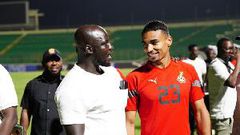 Stephen Appiah and Alexander Djiku